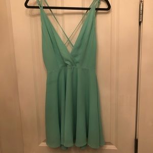 Babydoll dress mint green by Angel